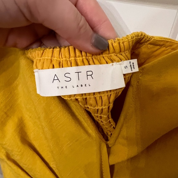 ASTR the Label Yellow Jumpsuit - Picture 4 of 4